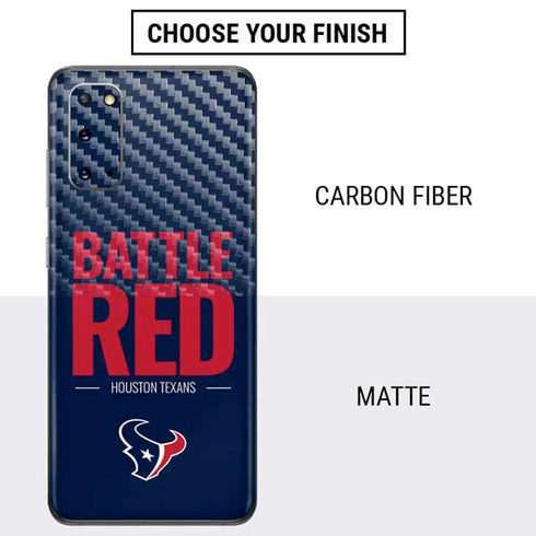 NFL Houston Texans Team Motto Galaxy S20 Skin