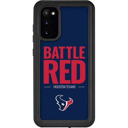 NFL Houston Texans Team Motto Galaxy S20 Waterproof Case