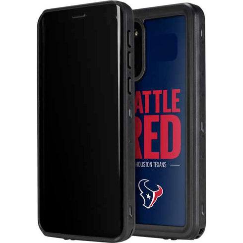 NFL Houston Texans Team Motto Galaxy S20 Waterproof Case