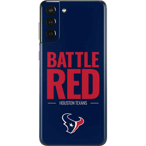 NFL Houston Texans Team Motto Galaxy S21 Plus 5G Skin
