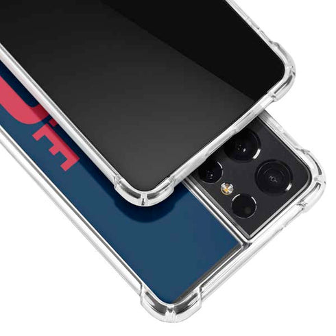 NFL Houston Texans Team Motto Galaxy S21 Ultra 5G Clear Case
