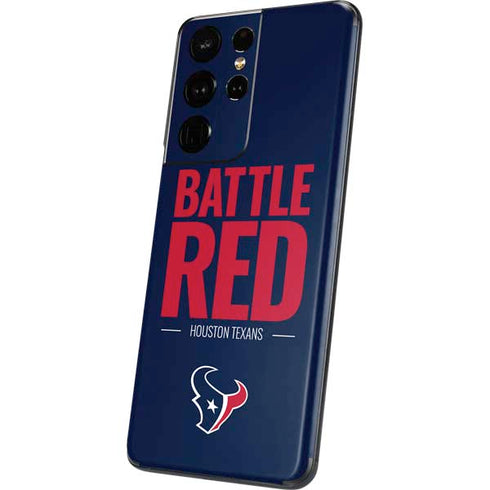 NFL Houston Texans Team Motto Galaxy S21 Ultra 5G Skin