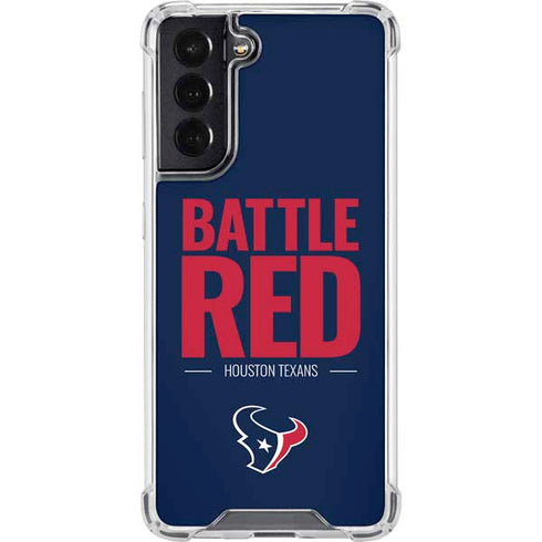 NFL Houston Texans Team Motto Galaxy S22 Clear Case