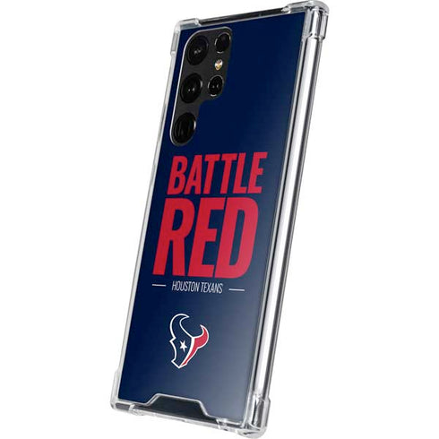 NFL Houston Texans Team Motto Galaxy S22 Ultra Clear Case