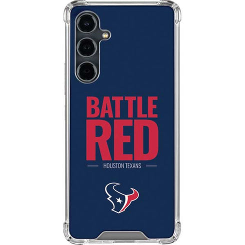 NFL Houston Texans Team Motto Galaxy S23 FE Clear Case
