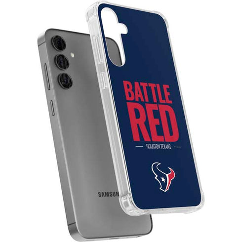 NFL Houston Texans Team Motto Galaxy S24 Plus Clear Case