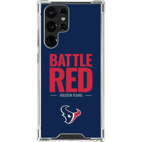 NFL Houston Texans Team Motto Galaxy S24 Ultra Clear Case