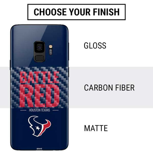 NFL Houston Texans Team Motto Galaxy S9 Skin
