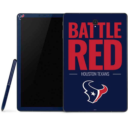 NFL Houston Texans Team Motto Samsung Galaxy Tab Skin