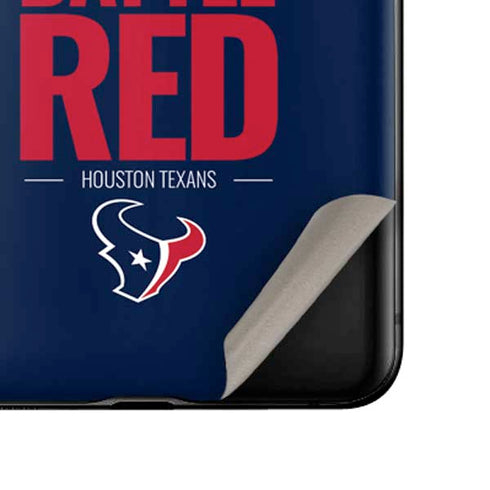 NFL Houston Texans Team Motto Galaxy Z Flip Skin