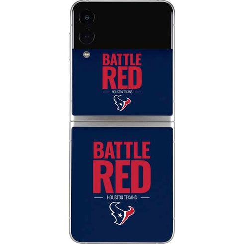 NFL Houston Texans Team Motto Galaxy Z Flip3 5G Skin
