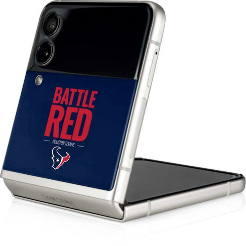 NFL Houston Texans Team Motto Galaxy Z Flip3 5G Skin