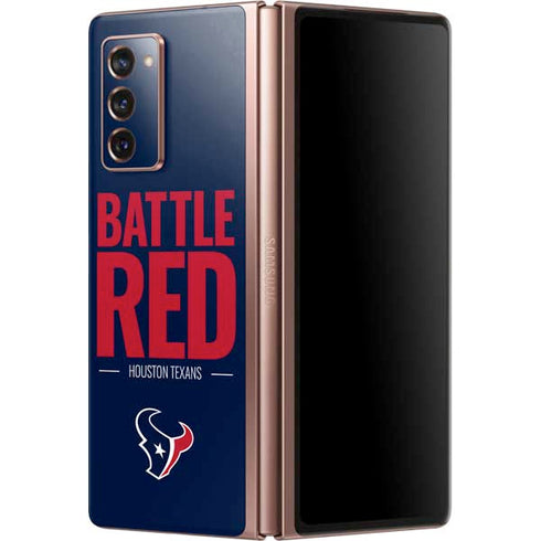 NFL Houston Texans Team Motto Galaxy Z Fold2 5G Skin