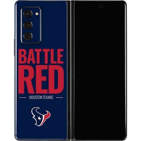 NFL Houston Texans Team Motto Galaxy Z Fold2 5G Skin
