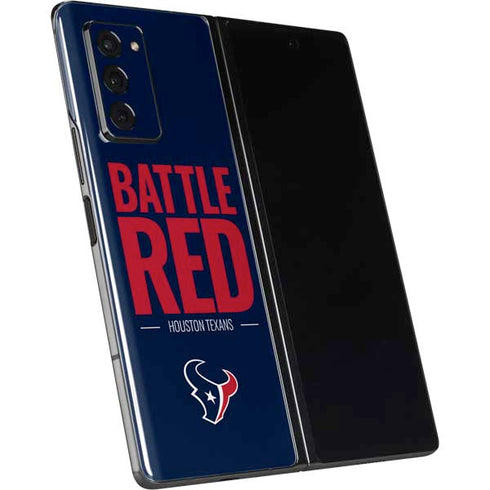 NFL Houston Texans Team Motto Galaxy Z Fold2 5G Skin
