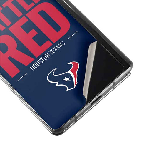 NFL Houston Texans Team Motto Galaxy Z Fold2 5G Skin