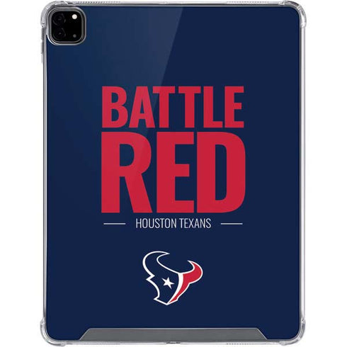 NFL Houston Texans Team Motto iPad Pro 12.9in (2020) Clear Case