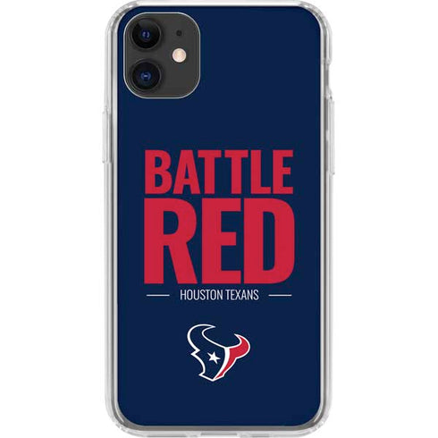 NFL Houston Texans Team Motto iPhone 11 Clear Case