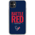 NFL Houston Texans Team Motto iPhone 11 Clear Case