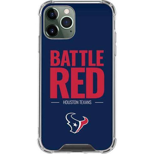 NFL Houston Texans Team Motto iPhone 11 Pro Max Clear Case