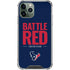 NFL Houston Texans Team Motto iPhone 11 Pro Max Clear Case