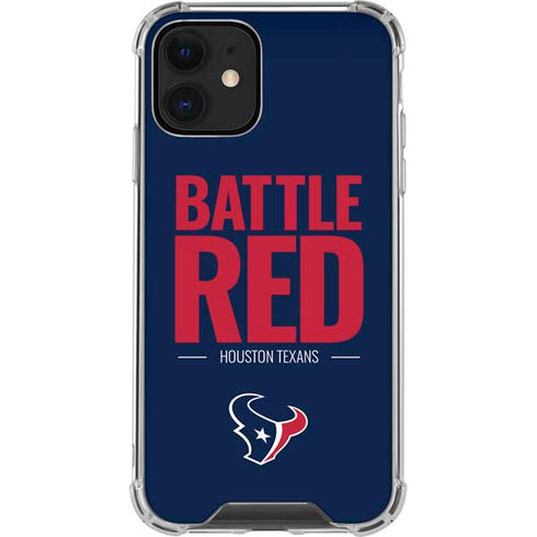NFL Houston Texans Team Motto iPhone 12 Clear Case