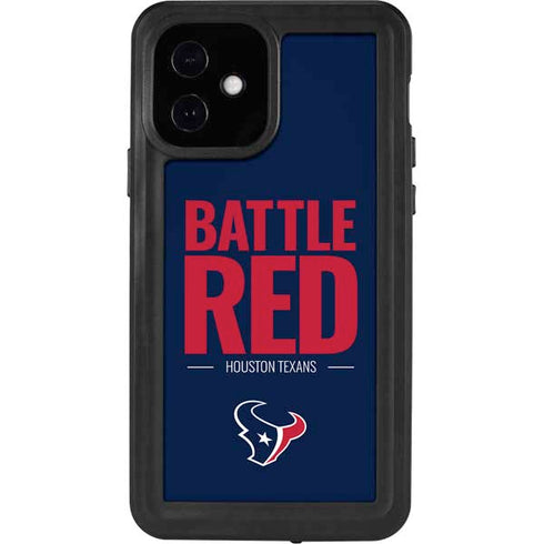 NFL Houston Texans Team Motto iPhone 12 Waterproof Case