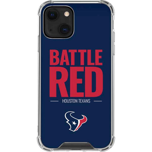 NFL Houston Texans Team Motto iPhone 13 Mini Clear Case
