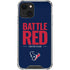 NFL Houston Texans Team Motto iPhone 15 Plus Clear Case