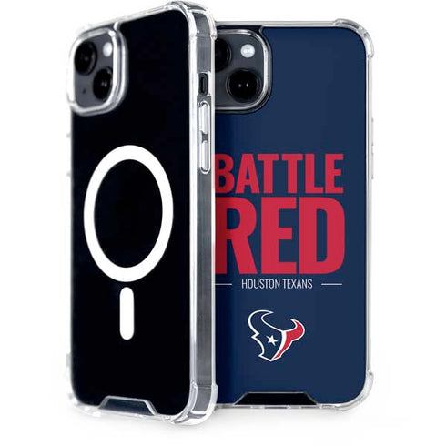 NFL Houston Texans Team Motto iPhone 15 Plus MagSafe Case