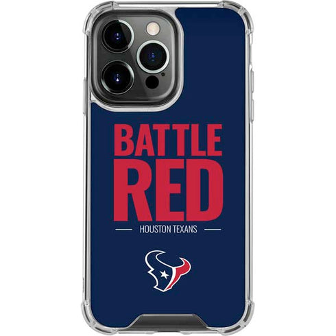 NFL Houston Texans Team Motto iPhone 15 Pro Clear Case