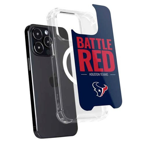 NFL Houston Texans Team Motto iPhone 15 Pro Max MagSafe Case