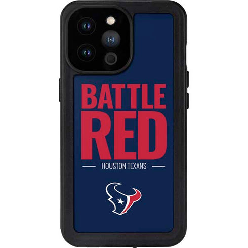NFL Houston Texans Team Motto iPhone 14 Pro Max Waterproof Case