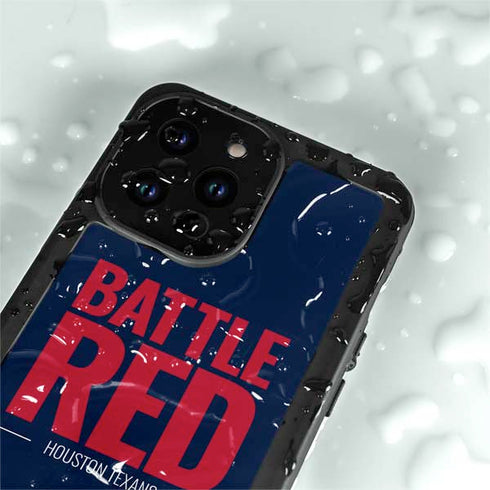 NFL Houston Texans Team Motto iPhone 14 Pro Max Waterproof Case