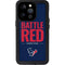 NFL Houston Texans Team Motto iPhone 14 Pro Waterproof Case