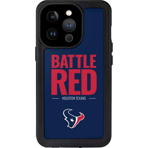NFL Houston Texans Team Motto iPhone 15 Pro Waterproof Case