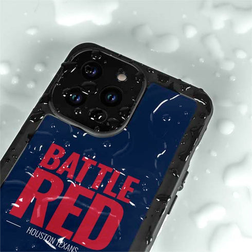 NFL Houston Texans Team Motto iPhone 15 Pro Waterproof Case