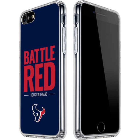 NFL Houston Texans Team Motto iPhone SE (2nd & 3rd Gen) Clear Case