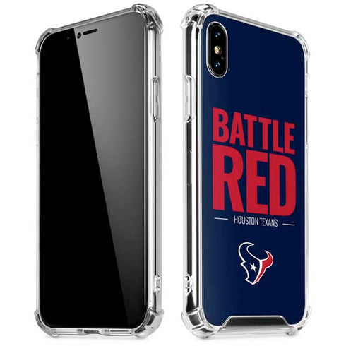 NFL Houston Texans Team Motto iPhone X/XS Clear Case