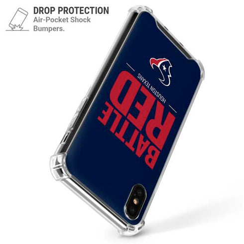 NFL Houston Texans Team Motto iPhone X/XS Clear Case