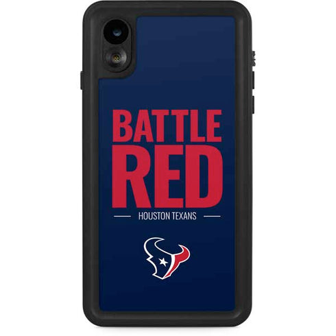 NFL Houston Texans Team Motto iPhone XR Waterproof Case