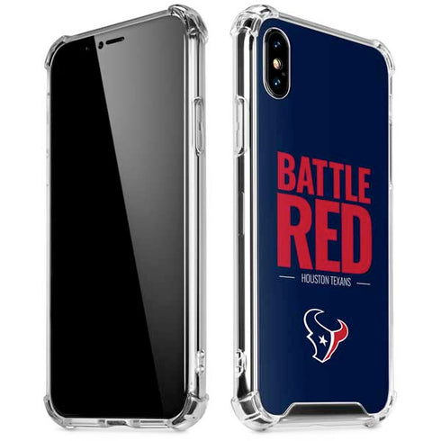 NFL Houston Texans Team Motto iPhone XS Max Clear Case