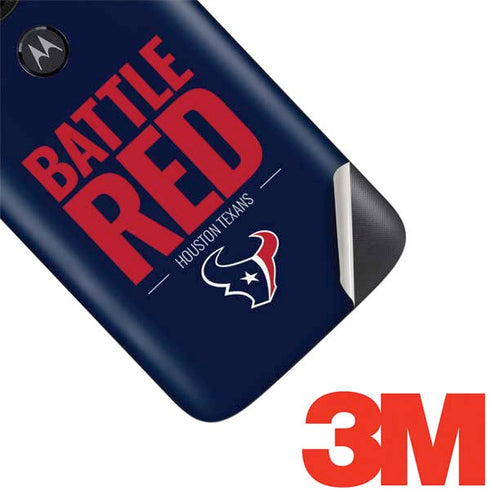NFL Houston Texans Team Motto Moto E5 Play Skin
