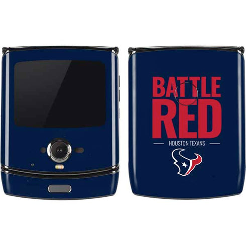 NFL Houston Texans Team Motto Motorola RAZR Skin