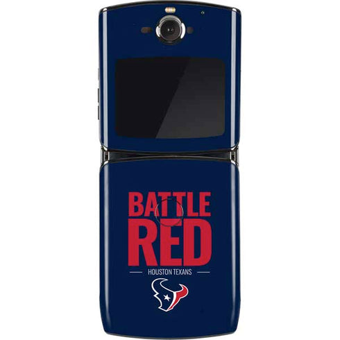 NFL Houston Texans Team Motto Motorola RAZR Skin