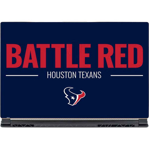 NFL Houston Texans Team Motto MSI GS65 Stealth Laptop Skin