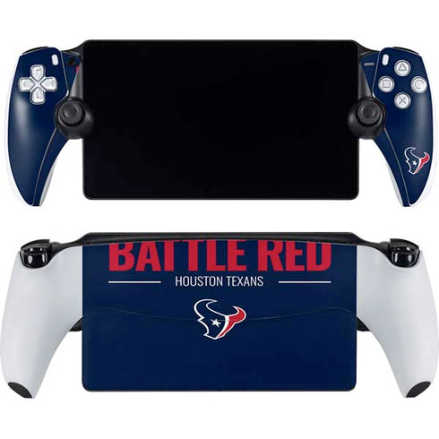 NFL Houston Texans Team Motto PlayStation Portal Remote Player Skin