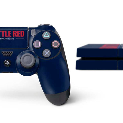 NFL Houston Texans Team Motto PS4 Console and Controller Bundle Skin