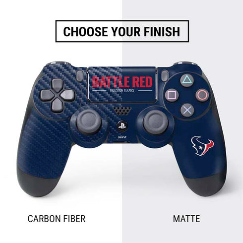 NFL Houston Texans Team Motto PS4 Controller Skin
