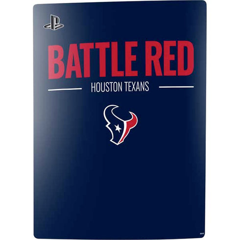 NFL Houston Texans Team Motto PS5 Digital Edition Console Skin